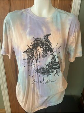 “Opposites Attract” Tie-Dye Tee - Pastel